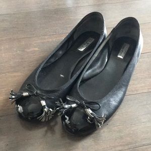 Halogen Black Flats Sz 9